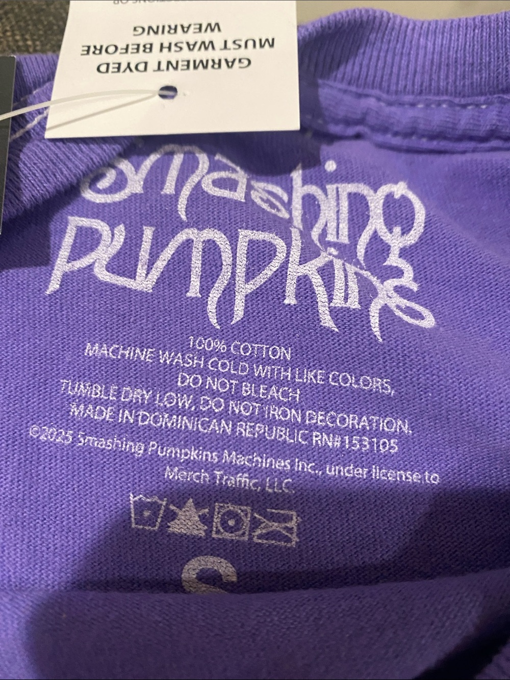 Smashing Pumpkins Graphic Tee - Smiling Astronaut Design Sz M NWT MSRP $26 - Picture 4 of 6